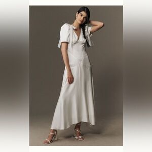 White Anthropologie Maxi Dress